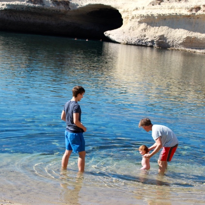 Holidays in Sardegna with my two sons