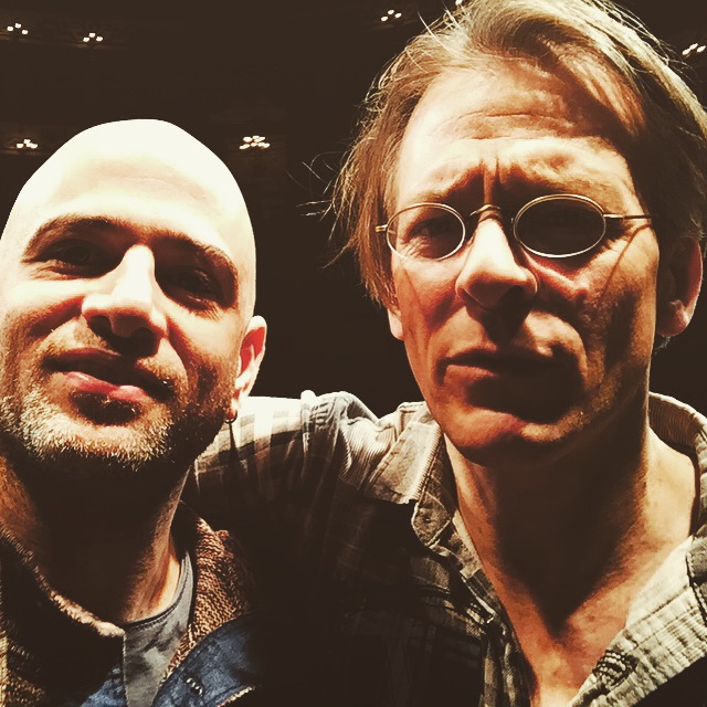 Selfy with my old friend Ohad Ben Ari in Reggio Emilia after rehearsing